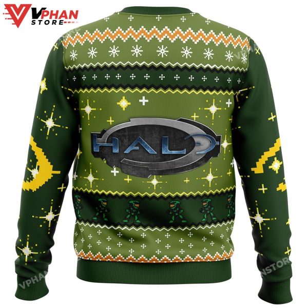 Happy Halo-days Halo Ugly Christmas Sweater