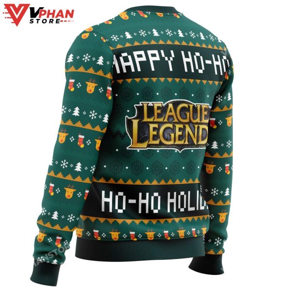 Happy Ho-Ho-Ho Holidays League Of Legends Ugly Christmas Sweater