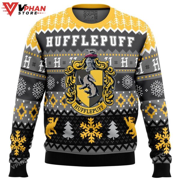 Harry Potter Hufflepuff House Ugly Christmas Sweater