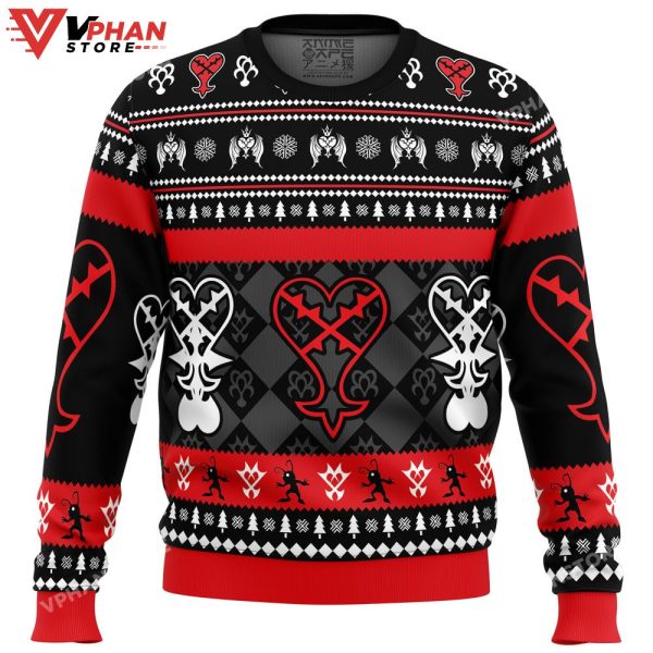 Heartless Christmas Kingdom Hearts Ugly Christmas Sweater