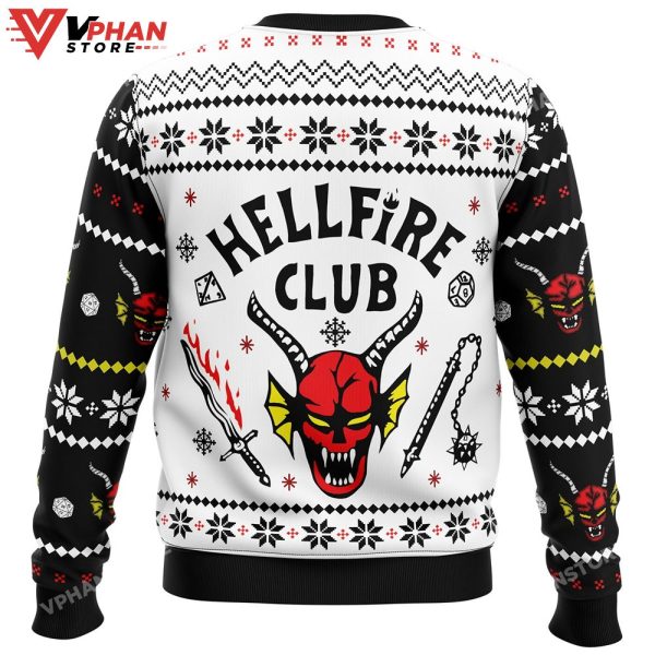 HellFire Club Stranger Things Ugly Sweater