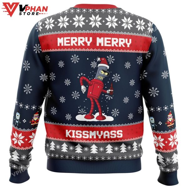 Hey! We Wish You A Futurama Ugly Christmas Sweater