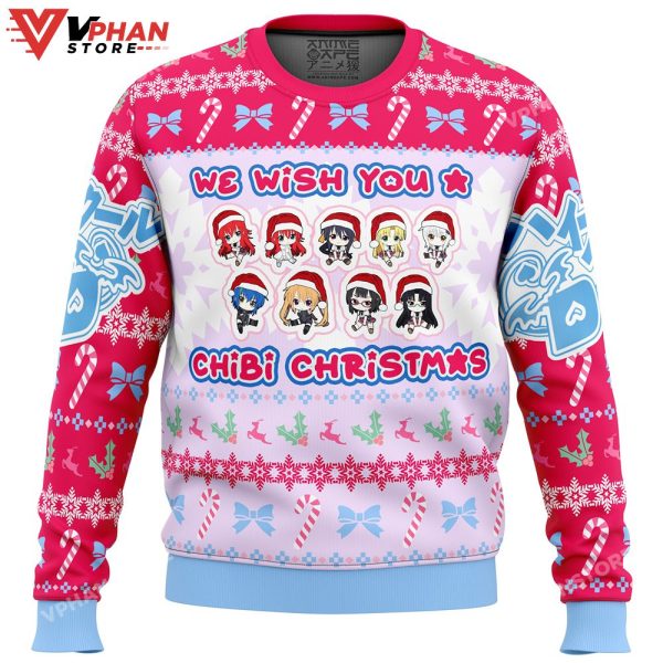 High School DXD Chibi Girls Ugly Christmas Sweater