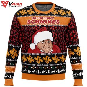 Ho Ho Holy Schnikes Tommy Boy Ugly Christmas Sweater 1