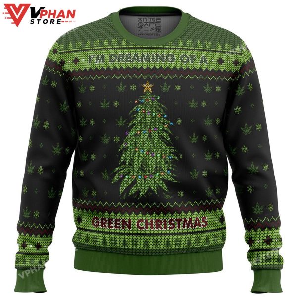 I’m Dreaming Of A Green Christmas Ugly Sweater