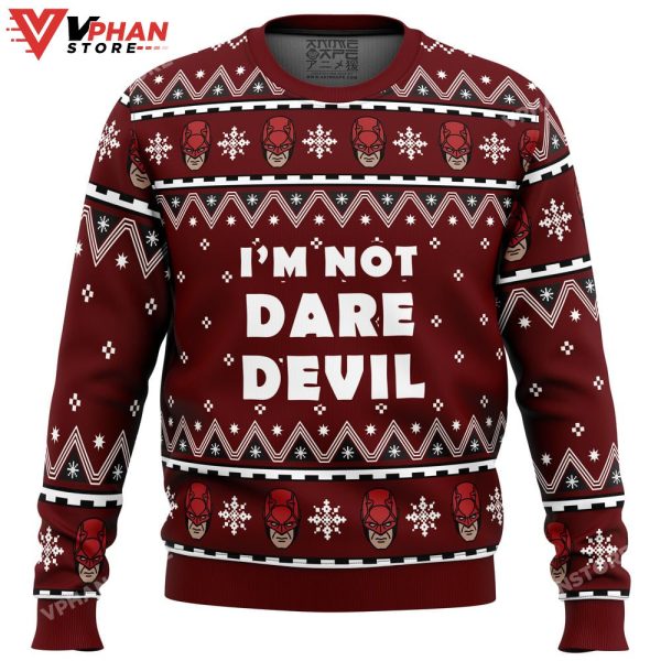 I’m not Daredevil Marvel Ugly Christmas Sweater