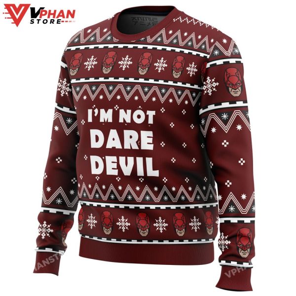 I’m not Daredevil Marvel Ugly Christmas Sweater