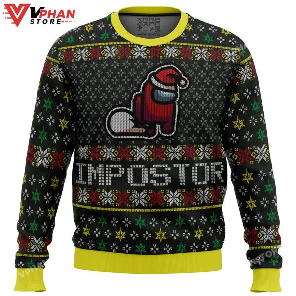 Impostor Among Us Christmas Sweater