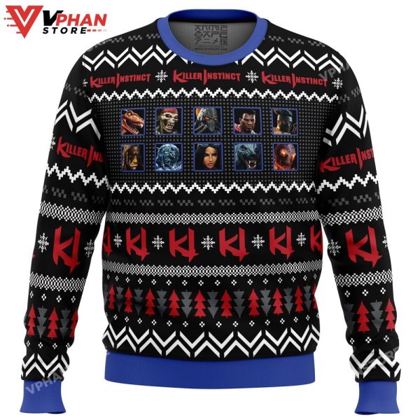 Instinct of a Killer Select Killer Instinct Ugly Christmas Sweater