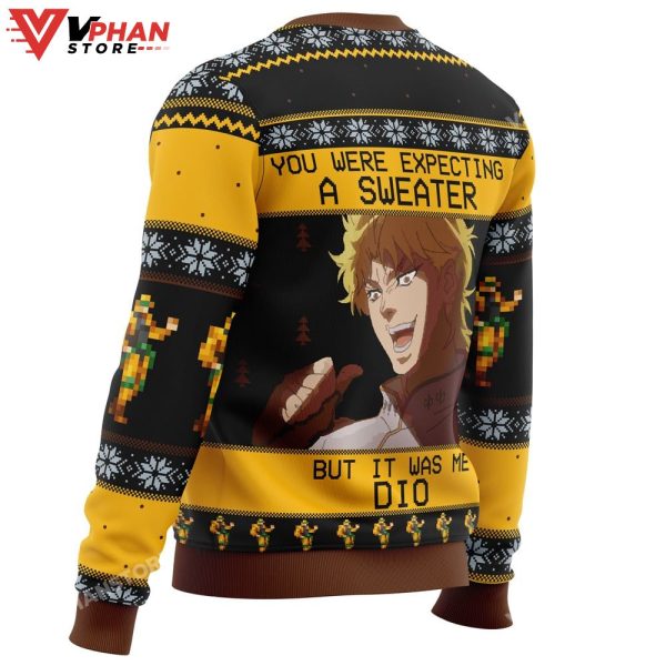 It Was Me Dio Jojo’s Bizarre Adventure Ugly Christmas Sweater