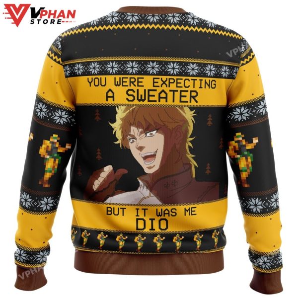 It Was Me Dio Jojo’s Bizarre Adventure Ugly Christmas Sweater