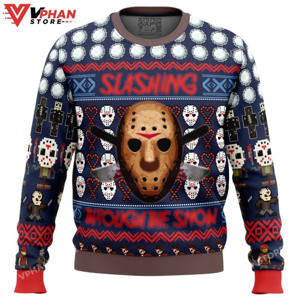 Jason Vorhees Friday the 13th Christmas Sweater