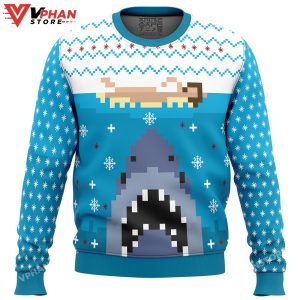 Jaws Ugly Christmas Sweater 1