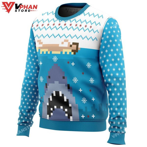 Jaws Ugly Christmas Sweater