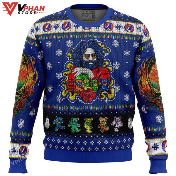 Jerry Garcia Grateful Dead Christmas Sweater