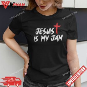 Jesus Is My Jam Christian Catholic Cross Bible Religious T Shirt 1