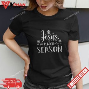 Jesus Is The Reason For The Season Christian Xmas Gifts T Shirt 1