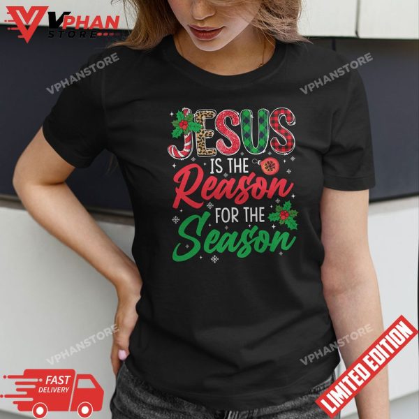 Jesus Is The Reason for Season Christmas Family Pajamas T-Shirt