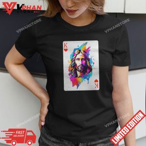 Jesus King Card Christian For Men Women T Shirt 1