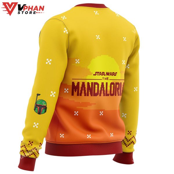 Jingle All The Way Mandalorian Christmas Sweater