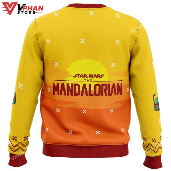 Jingle All The Way Mandalorian Christmas Sweater