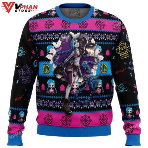 Jinx League of Legends Ugly Christmas Sweater 1