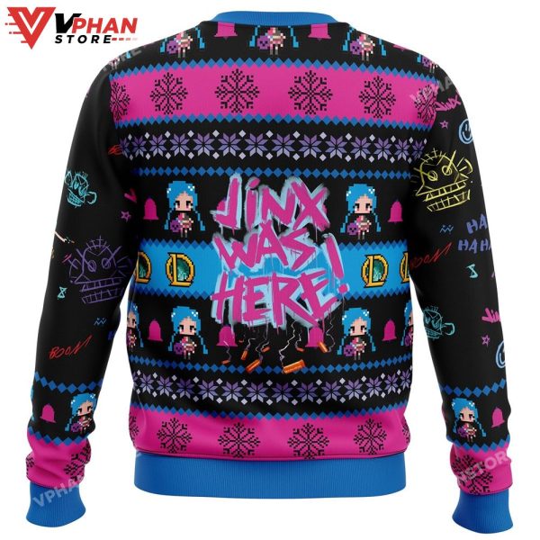 Jinx League of Legends Ugly Sweater