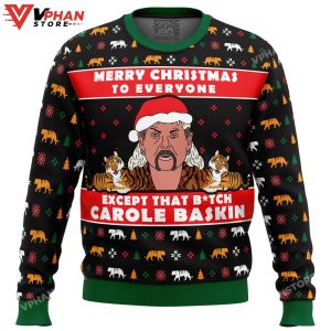 Joe Exotic Tiger King Ugly Christmas Sweater 1