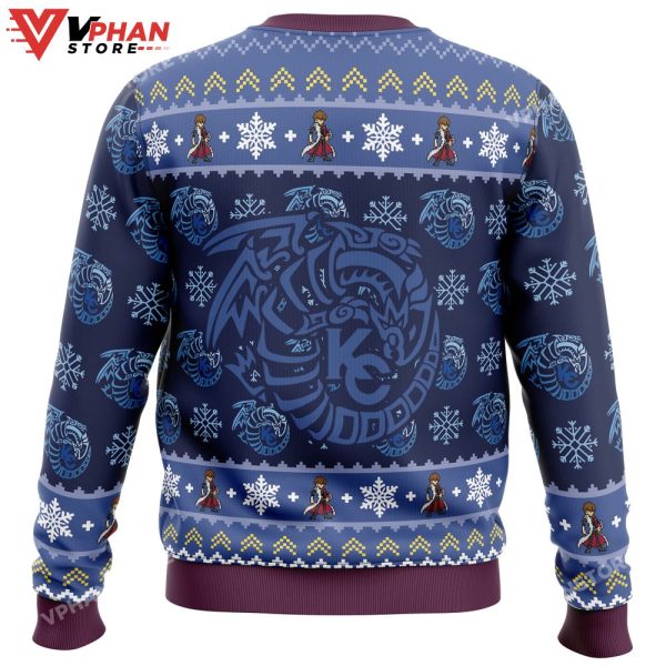 Kaiba Blue-Eyes White Dragon Yugioh Ugly Christmas Sweater