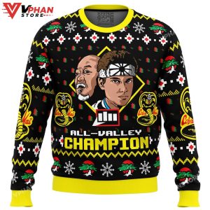 Karate Kid Christmas Ugly Christmas Sweater 1