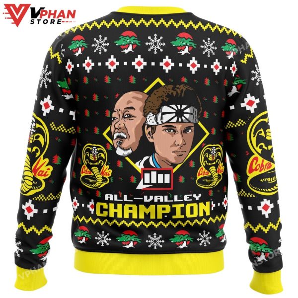 Karate Kid Christmas Ugly Sweater