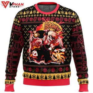 Katsuki Bakugo My Hero Academia Ugly Christmas Sweater 1