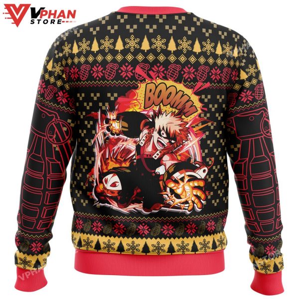 Katsuki Bakugo My Hero Academia Christmas Sweater