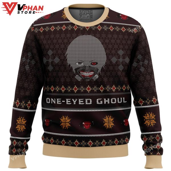 Ken Kaneki One-Eyed Ghoul Tokyo Ghoul Ugly Christmas Sweater