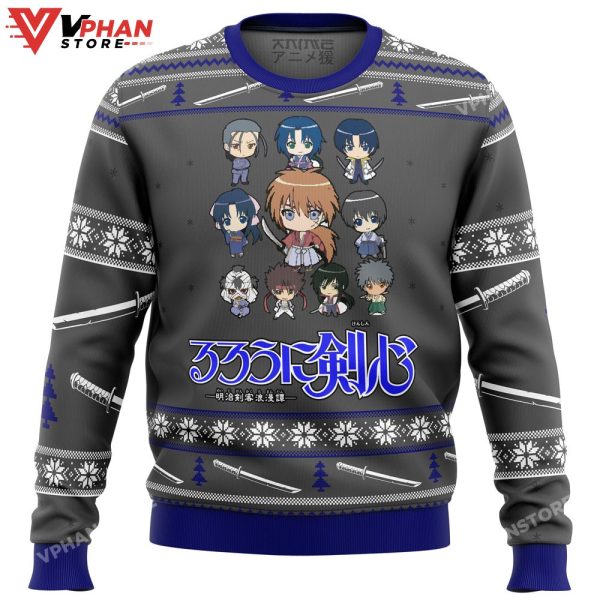 Kenshin Sprites Christmas Sweater