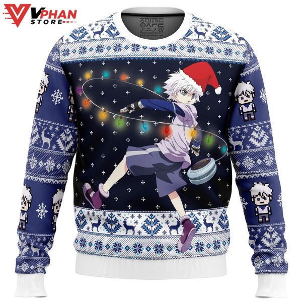 Killua Zoldyck v2 Hunter X Hunter Ugly Christmas Sweater