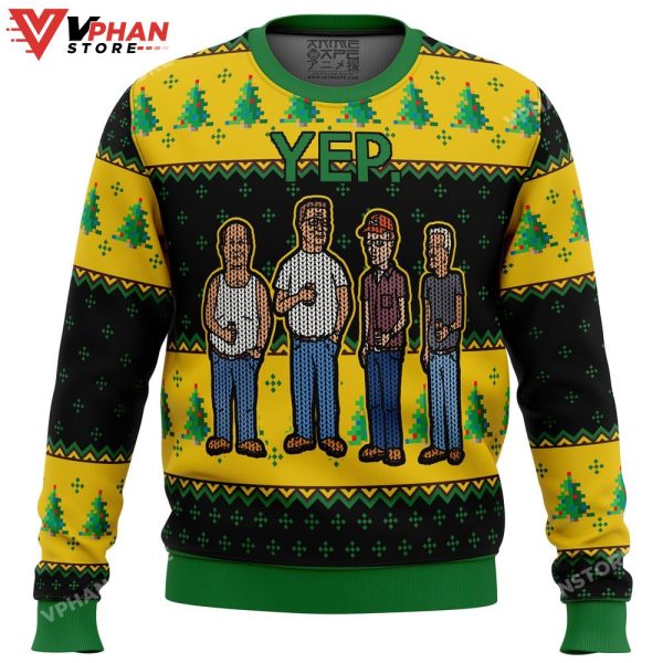 King of the Hill Yep Ugly Christmas Sweater