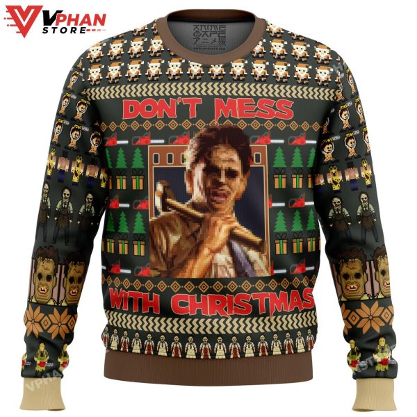 Leatherface Texas Chainsaw Massacre Christmas Sweater