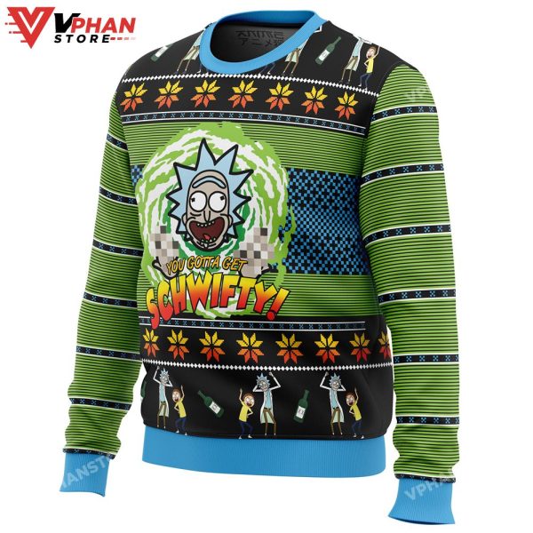 Rick and Morty Lets Get Schwifty! Christmas Sweater