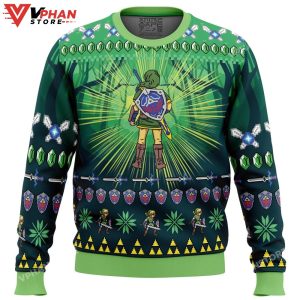 Link Legend of Zelda Ugly Christmas Sweater 1