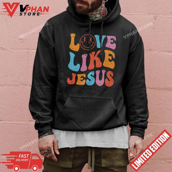 Love Like Jesus Smile Face T-Shirt