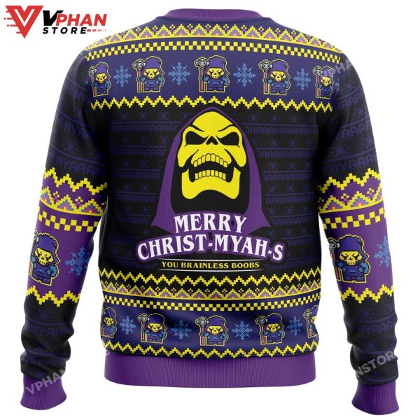 MYAH-rry Christ-MYAHs He-Man Ugly Christmas Sweater