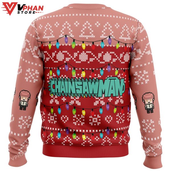 Makima Chainsaw Man Ugly Christmas Sweater