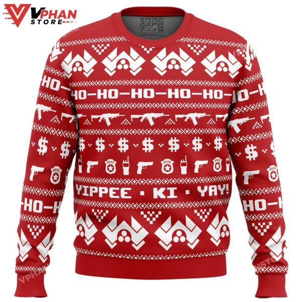 McClane Winter Die Hard Ugly Christmas Sweater