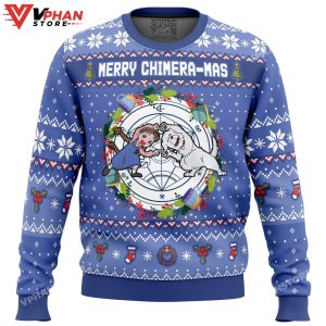 Merry Chimera mas Fullmetal Alchemist Christmas Sweater 1