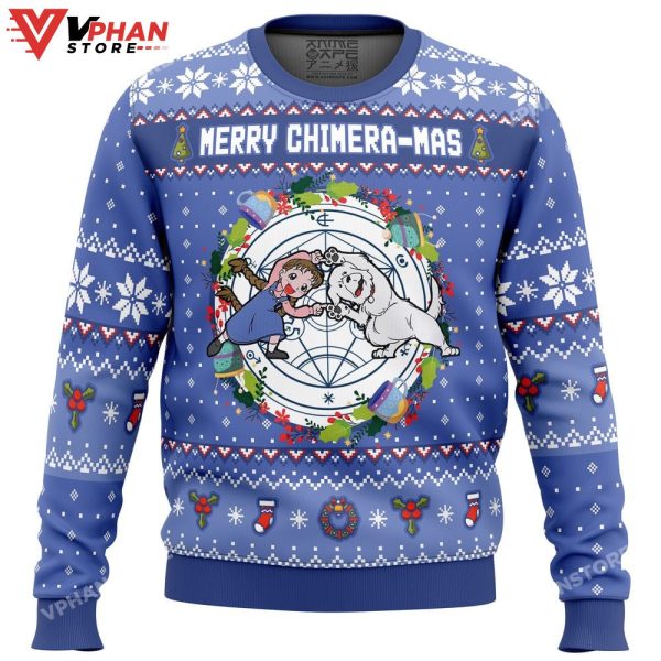 Merry Chimera-mas Fullmetal Alchemist Christmas Sweater