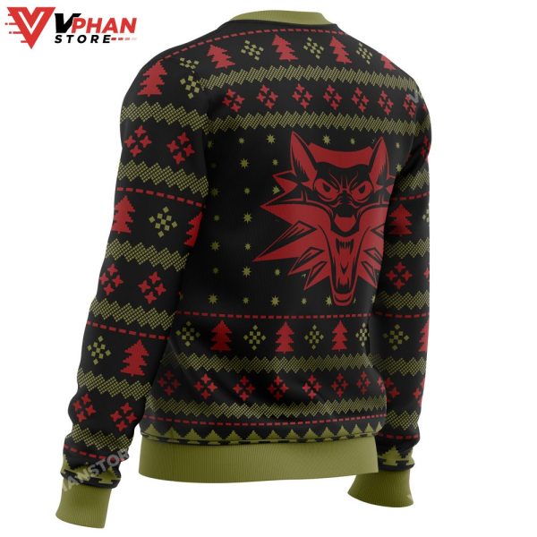 Merry Christmas And Toss A Coin The Witcher Ugly Christmas Sweater