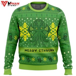 Merry Cthulhu Ugly Christmas Sweater 1