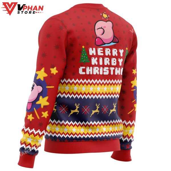 Merry Kirby Christmas Kirby Ugly Christmas Sweater