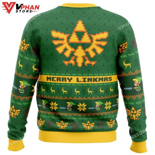 Merry Linkmas Legend Of Zelda Ugly Christmas Sweater